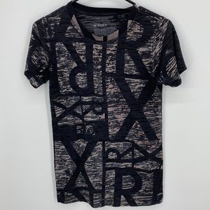 Roxy Semi-Sheer Wearable Art Tee Size Small